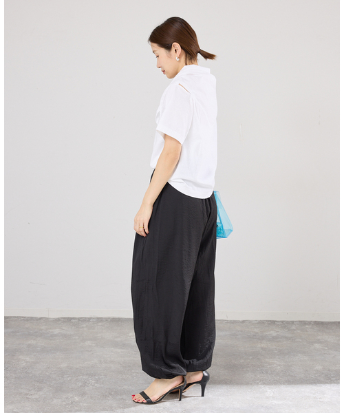 IENA(イエナ)の「CURRENTAGE/カレンテージ デザインカットソー A2561UTS412(Tシャツ/カットソー・レディース・ホワイト/ブラック・FREE)」の20枚目の写真