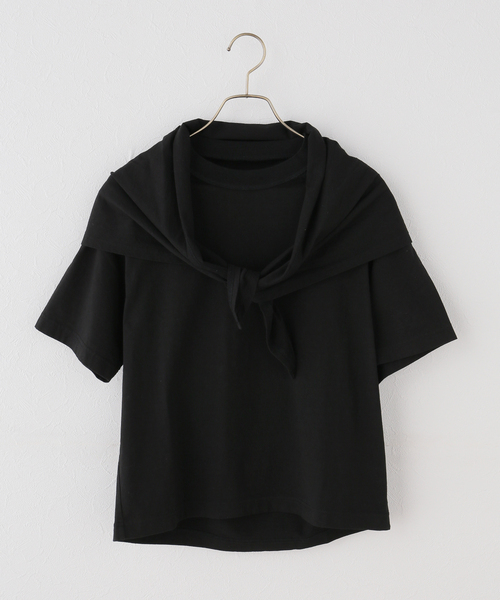 IENA(イエナ)の「CURRENTAGE/カレンテージ デザインカットソー A2561UTS412(Tシャツ/カットソー・レディース・ホワイト/ブラック・FREE)」の22枚目の写真