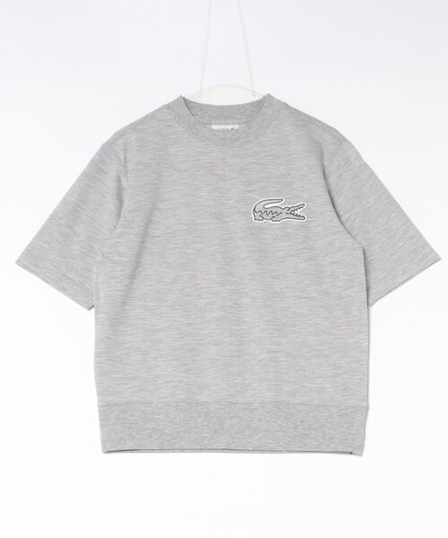 LACOSTE(ラコステ)の「《LACOSTE》オーバーサイズクロックエンブレムスウェッ(スウェット・メンズ・ホワイト/グレー・S/M/L/XL)」の2枚目の写真