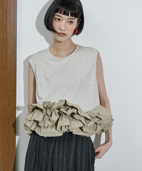yori♡ヘムフリルワイドtee 専用】yori ヨリ ヘムフリルワイドTee 【公式通販】