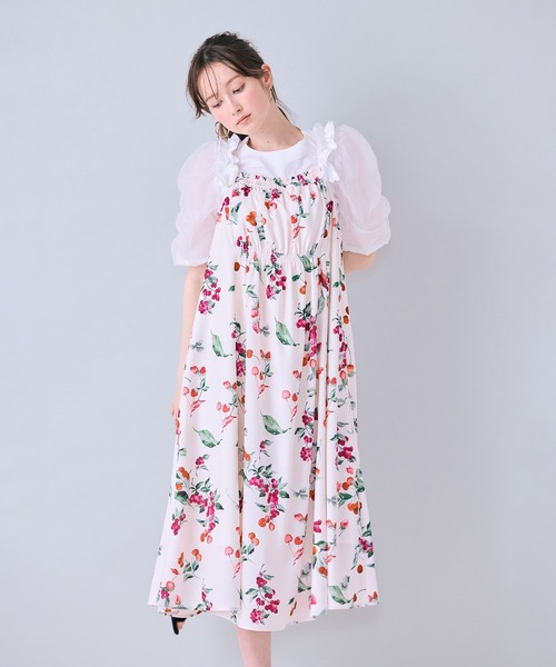Audie a Muses(オーディアミューズ)の「チェリープリントキャミソールドレス(ワンピース・レディース・オフホワイト/ブラック・38/42)」の18枚目の写真