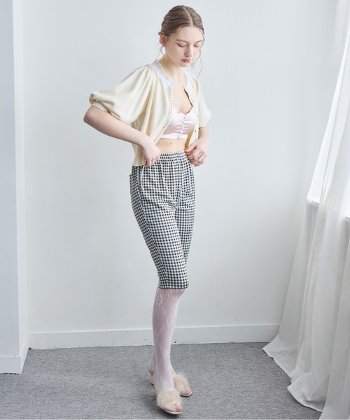 etre loin(エトルワン)の「サテンカップインブラトップ / Satin bra top(その他トップス・レディース・ピンク/ライム/ホワイト・M)」の17枚目の写真