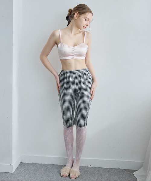etre loin(エトルワン)の「サテンカップインブラトップ / Satin bra top(その他トップス・レディース・ピンク/ライム/ホワイト・M)」の21枚目の写真