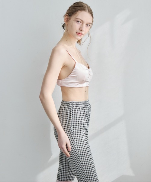 etre loin(エトルワン)の「サテンカップインブラトップ / Satin bra top(その他トップス・レディース・ピンク/ライム/ホワイト・M)」の20枚目の写真