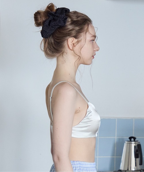 etre loin(エトルワン)の「サテンカップインブラトップ / Satin bra top(その他トップス・レディース・ピンク/ライム/ホワイト・M)」の15枚目の写真
