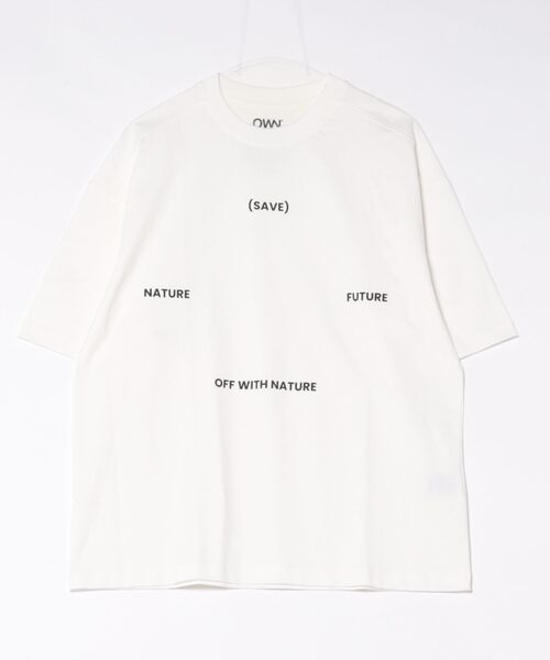 Import & Select（インポートアンドセレクト）の「【OFF WITH NATURE】 OWN Tシャツ（Tシャツ/カットソー・メンズ・ブラック/ホワイト・2/1）」の2枚目の写真