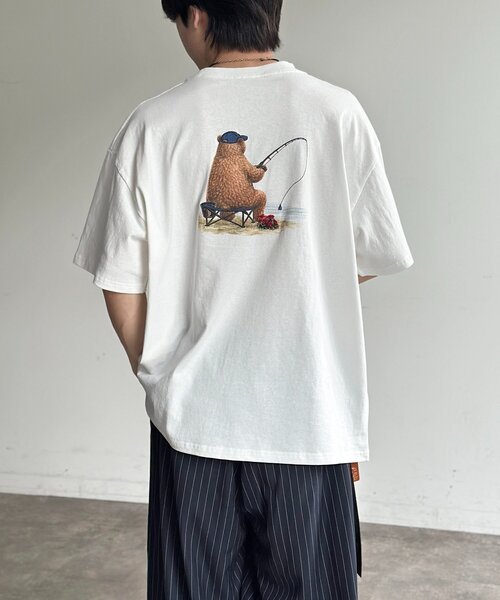 CPCM(シーピーシーエム)の「刺繍アニマルプリントT(Tシャツ/カットソー・レディース・ホワイト系その他2/ホワイト/ホワイト系その他・MEDIUM/LARGE)」の9枚目の写真