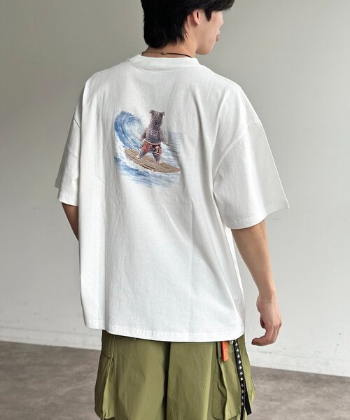 CPCM(シーピーシーエム)の「刺繍アニマルプリントT(Tシャツ/カットソー・レディース・ホワイト系その他2/ホワイト/ホワイト系その他・MEDIUM/LARGE)」の13枚目の写真