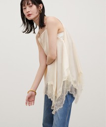 LARUTA（ラルータ）の「【LARUTA】ワッシャーサテン前後2WAYキャミブラウス（キャミソール）」