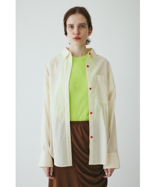 HeRIN.CYE(ヘリンドットサイ)の「Round cut loose shirts ラウンドカットルーズシャツ(シャツ/ブラウス・レディース・アイボリー/ライトブルー/ライトピンク・FREE)」の6枚目の写真