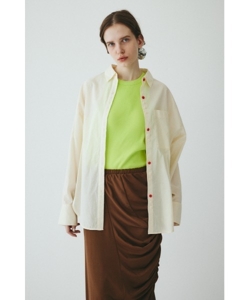 HeRIN.CYE(ヘリンドットサイ)の「Round cut loose shirts ラウンドカットルーズシャツ(シャツ/ブラウス・レディース・アイボリー/ライトブルー/ライトピンク・FREE)」の7枚目の写真