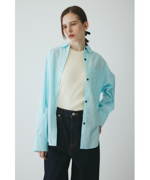 HeRIN.CYE(ヘリンドットサイ)の「Round cut loose shirts ラウンドカットルーズシャツ(シャツ/ブラウス・レディース・アイボリー/ライトブルー/ライトピンク・FREE)」の11枚目の写真