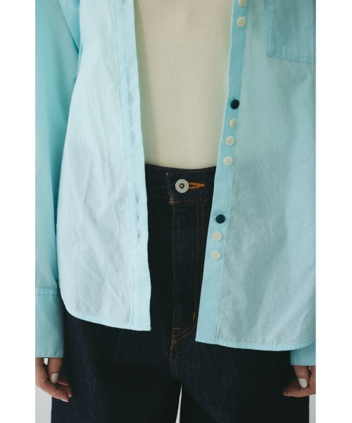 HeRIN.CYE(ヘリンドットサイ)の「Round cut loose shirts ラウンドカットルーズシャツ(シャツ/ブラウス・レディース・アイボリー/ライトブルー/ライトピンク・FREE)」の17枚目の写真