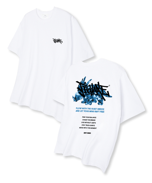 TI.GLAKE(ティーグレイク)の「ザドラゴン オーバーサイズ 半袖Tシャツ ホワイト(Tシャツ/カットソー・メンズ・その他・LARGE/X-LARGE/XX-LARGE)」の1枚目の写真