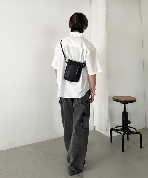FIRE FIRST（ファイヤーファースト）の「[FIRE FIRST]ファイヤーファースト/2WAY ミニショルダーバッグ/シザーバッグ/撥水 マットポリ（ショルダーバッグ・メンズ・ブラック/グレー・FREE）」の5枚目の写真