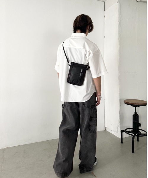 FIRE FIRST（ファイヤーファースト）の「[FIRE FIRST]ファイヤーファースト/2WAY ミニショルダーバッグ/シザーバッグ/撥水 マットポリ（ショルダーバッグ・メンズ・ブラック/グレー・FREE）」の6枚目の写真