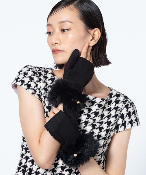 TRIM FUR SUEDY GLOVE 手袋（手袋）｜TOCCA（トッカ）のファッション