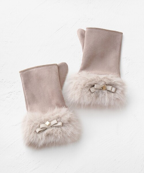 TRIM FUR SUEDY GLOVE 手袋（手袋）｜TOCCA（トッカ）のファッション