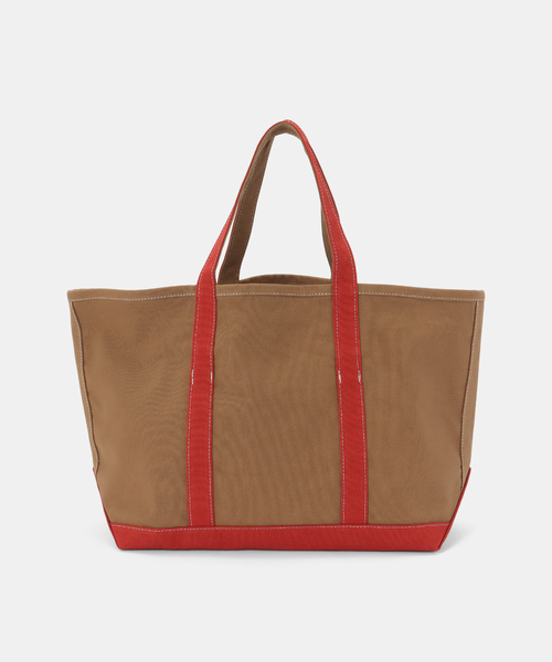 Spick & Span(スピックアンドスパン)の「BIRTHDAYSUIT/バースデースーツ SOLID CANVAS BAG(トートバッグ・レディース・ネイビー/キャメル・FREE)」の12枚目の写真