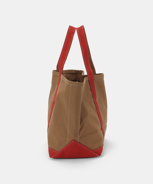 Spick & Span(スピックアンドスパン)の「BIRTHDAYSUIT/バースデースーツ SOLID CANVAS BAG(トートバッグ・レディース・ネイビー/キャメル・FREE)」の13枚目の写真