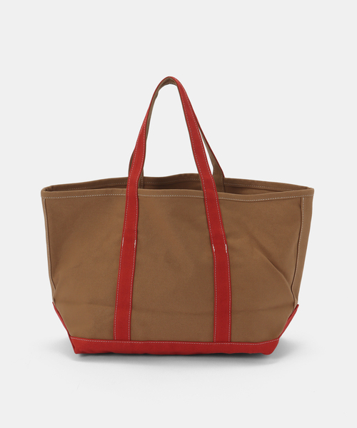 Spick & Span(スピックアンドスパン)の「BIRTHDAYSUIT/バースデースーツ SOLID CANVAS BAG(トートバッグ・レディース・ネイビー/キャメル・FREE)」の14枚目の写真