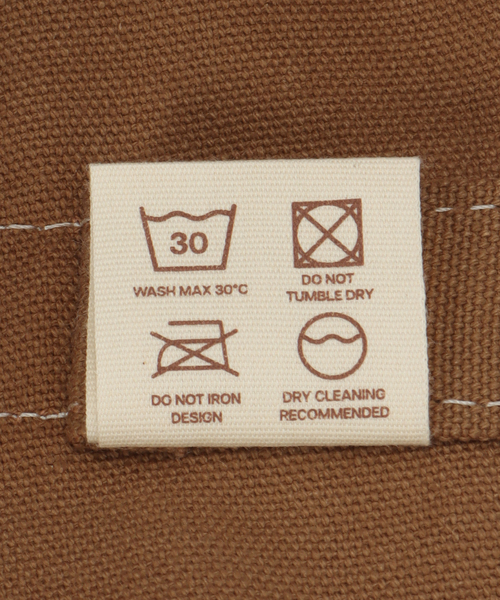 Spick & Span(スピックアンドスパン)の「BIRTHDAYSUIT/バースデースーツ SOLID CANVAS BAG(トートバッグ・レディース・ネイビー/キャメル・FREE)」の4枚目の写真