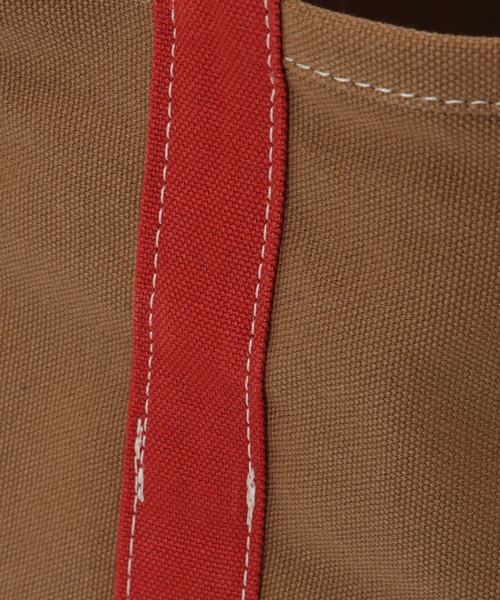 Spick & Span(スピックアンドスパン)の「BIRTHDAYSUIT/バースデースーツ SOLID CANVAS BAG(トートバッグ・レディース・ネイビー/キャメル・FREE)」の7枚目の写真