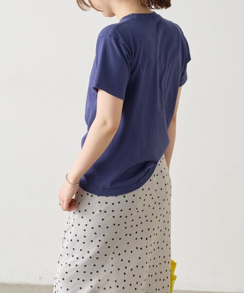 FRIPIER(フリピエ)の「カレッジプリントTee《FRIPIER》(Tシャツ/カットソー・レディース・サックスブルー/ネイビー/レッド・FREE)」の5枚目の写真