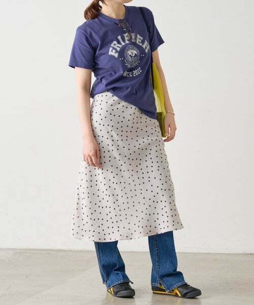 FRIPIER(フリピエ)の「カレッジプリントTee《FRIPIER》(Tシャツ/カットソー・レディース・サックスブルー/ネイビー/レッド・FREE)」の7枚目の写真