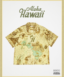 BINDU（ビンドゥー）の「BINDU / ビンドゥー 別注 インディアン コットン パターン 半袖 シャツ（シャツ/ブラウス）」