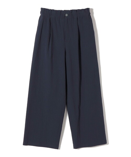 SHIPS（シップス）の「〈手洗い可能〉ACAR バンピー チェック タック パンツ（その他パンツ・レディース・ネイビー/ブラック・ONE SIZE）」の5枚目の写真