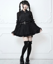 mine by LAFARY（マインバイラファリー）の「クロス刺繍ベルスリーブブラウス（シャツ/ブラウス）」