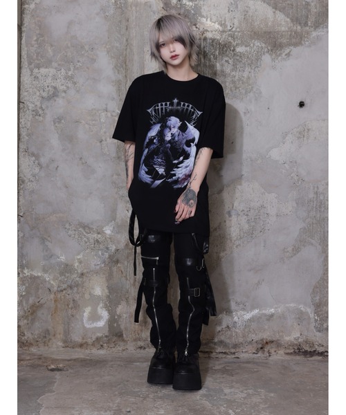 Amilige（アミリージュ）の「Devotion In PainTシャツ（Tシャツ/カットソー・レディース・ホワイト/ブラック・FREE）」の11枚目の写真