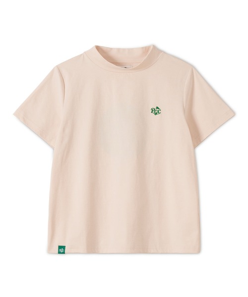Pacific GOLF CLUB(パシフィックゴルフクラブ)の「CIRCLE LOGO MOCK S/S(Tシャツ/カットソー・レディース・ホワイト/ピンク・M/L/S)」の7枚目の写真