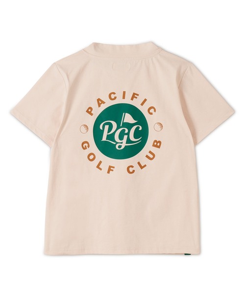 Pacific GOLF CLUB(パシフィックゴルフクラブ)の「CIRCLE LOGO MOCK S/S(Tシャツ/カットソー・レディース・ホワイト/ピンク・M/L/S)」の8枚目の写真