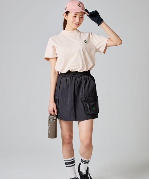 Pacific GOLF CLUB(パシフィックゴルフクラブ)の「CIRCLE LOGO MOCK S/S(Tシャツ/カットソー・レディース・ホワイト/ピンク・M/L/S)」の13枚目の写真