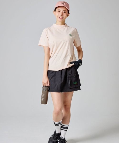 Pacific GOLF CLUB(パシフィックゴルフクラブ)の「CIRCLE LOGO MOCK S/S(Tシャツ/カットソー・レディース・ホワイト/ピンク・M/L/S)」の19枚目の写真