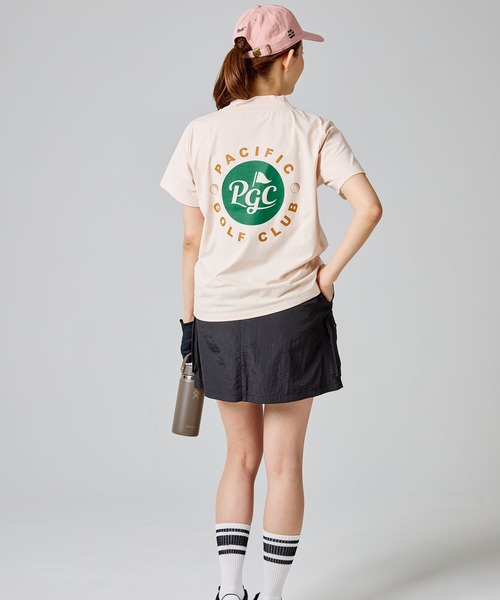 Pacific GOLF CLUB(パシフィックゴルフクラブ)の「CIRCLE LOGO MOCK S/S(Tシャツ/カットソー・レディース・ホワイト/ピンク・M/L/S)」の22枚目の写真