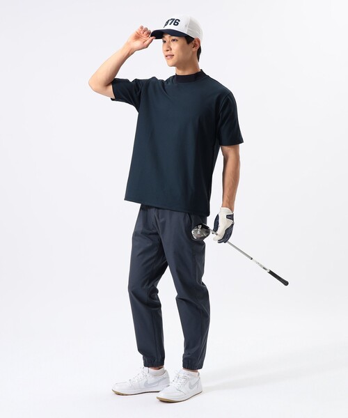 BEAMS GOLF（ビームスゴルフ）の「ORANGE LABEL / ミニ千鳥格子柄 ジョガーパンツ（その他パンツ・メンズ・チャコールグレー/ホワイト/ネイビー・LARGE/MEDIUM/SMALL/X-LARGE）」の6枚目の写真
