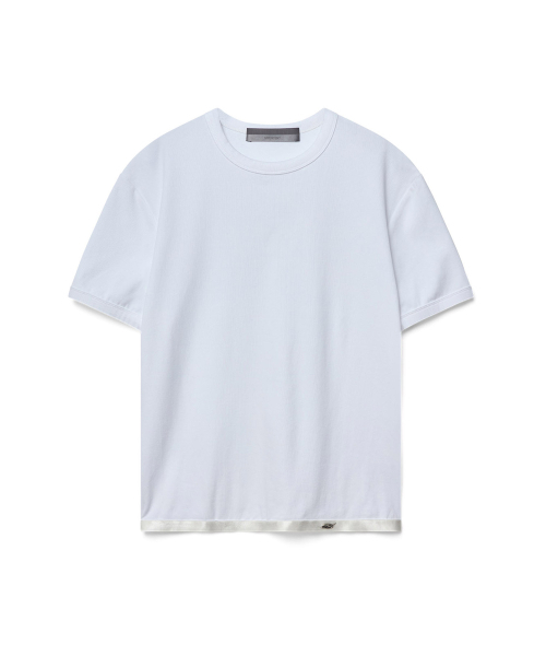 51%(フィフティーワンパーセント)の「Ribbed t-shirt - white(Tシャツ/カットソー・メンズ・その他・LARGE/MEDIUM)」の2枚目の写真