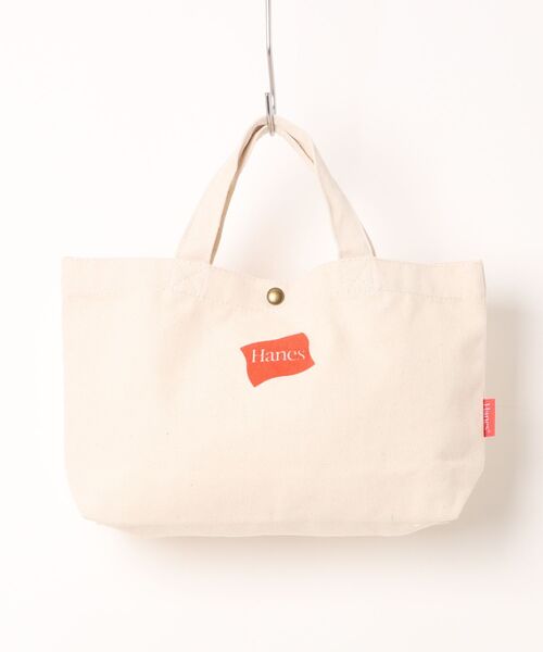 HANES(ヘインズ)の「【Hanes】フラッグロゴ帆布ミニトートバッグ 60333801 TCP(トートバッグ・レディース・ネイビー/ピンク/レッド・FREE)」の3枚目の写真