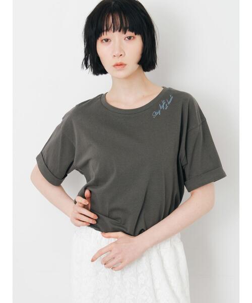 セール】【接触冷感】アソートワンポイント刺繍Tシャツ（Tシャツ