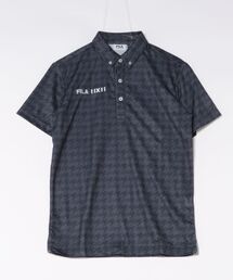 【FILA GOLF:フィラゴルフ】総柄半袖ボタンダウンシャツ ゴルフ