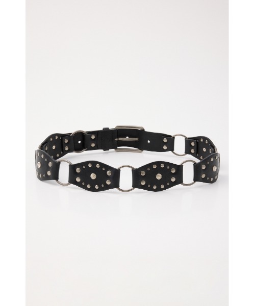 SLY(スライ)の「WESTERN STUDS BELT ウエスタンスタッズベルト(ベルト・レディース・ブラウン/ブラック・FREE)」の5枚目の写真