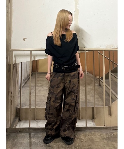 SLY(スライ)の「WESTERN STUDS BELT ウエスタンスタッズベルト(ベルト・レディース・ブラウン/ブラック・FREE)」の15枚目の写真
