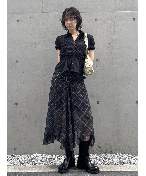 SLY(スライ)の「WESTERN STUDS BELT ウエスタンスタッズベルト(ベルト・レディース・ブラウン/ブラック・FREE)」の22枚目の写真