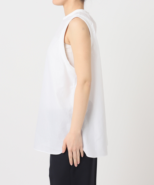 CALMER（カルメール）の「LENO CLOTH RIB BL（Tシャツ/カットソー・レディース・ネイビー/ホワイト・FREE）」の14枚目の写真