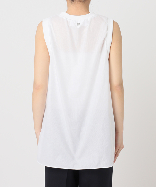 CALMER（カルメール）の「LENO CLOTH RIB BL（Tシャツ/カットソー・レディース・ネイビー/ホワイト・FREE）」の15枚目の写真