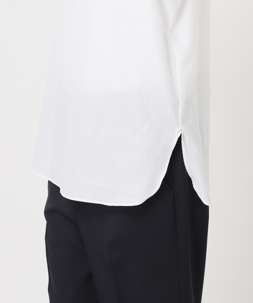 CALMER（カルメール）の「LENO CLOTH RIB BL（Tシャツ/カットソー・レディース・ネイビー/ホワイト・FREE）」の18枚目の写真