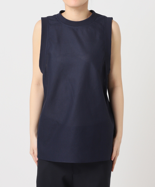 CALMER（カルメール）の「LENO CLOTH RIB BL（Tシャツ/カットソー・レディース・ネイビー/ホワイト・FREE）」の21枚目の写真